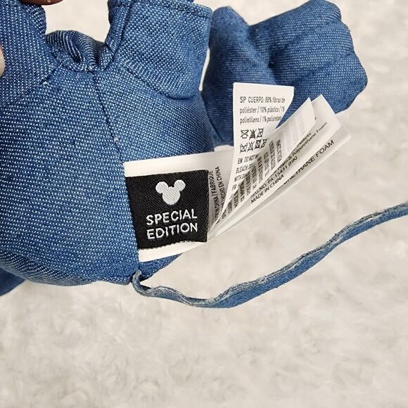 Disney and American Eagle Denim Mickey Mouse Plush Doll Blue - Picture 5 of 7